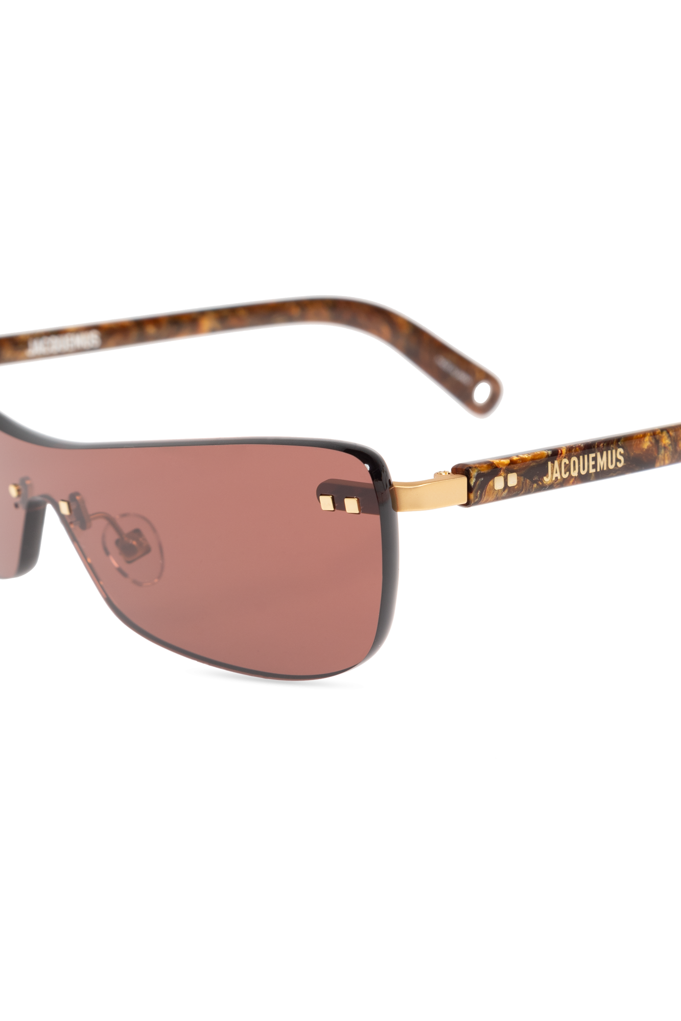 サングラス+メガネ Jacquemus sunglasses La Croisière Jacquemus Sunglasses Matte Black - eye-oo.com